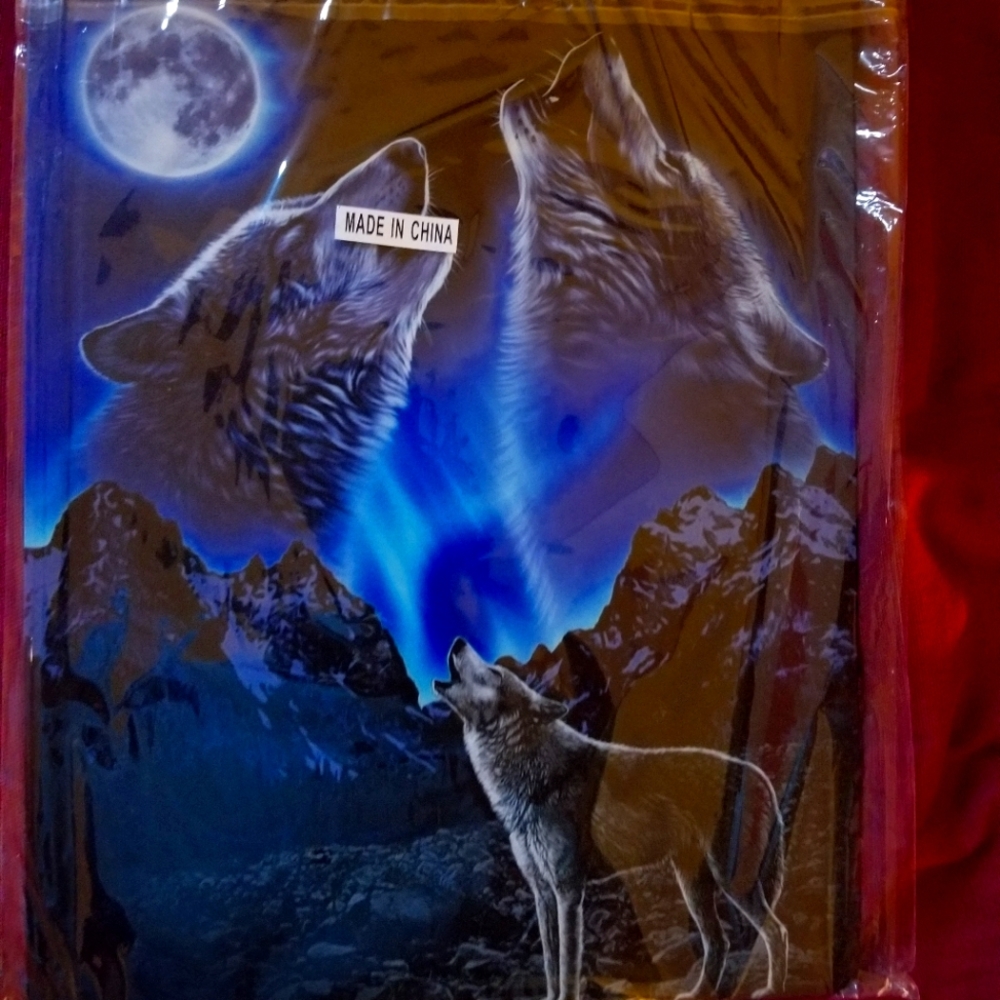 White Wolves Howling At The Fullmoon Blue Plastic Clipboard